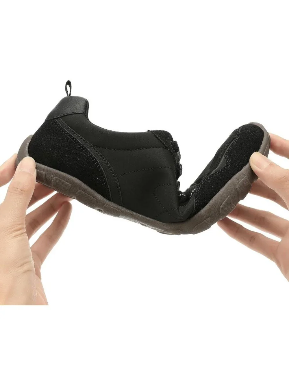 Women's Black Retro Fashion Lightweight Comfortable Walking Tennis Sneaker Shoes_2